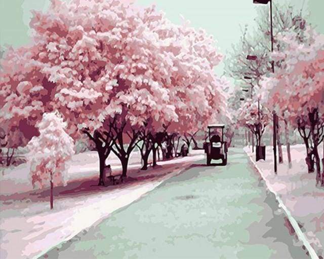 Kyoto Spring Cherry – Præmie Mal Efter Tal Kit - Denmark