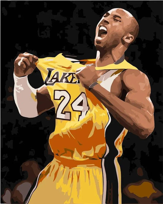 Laker’s 24 Kobe – Præmie Mal Efter Tal Kit - Denmark