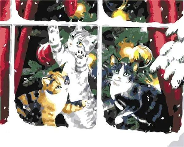 Lights And Cats – Præmie Mal Efter Tal Kit - Denmark