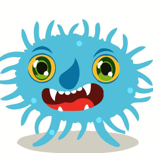 Little Blue Monster Maleri Sæt – Præmie Mal Efter Tal Kit - Denmark