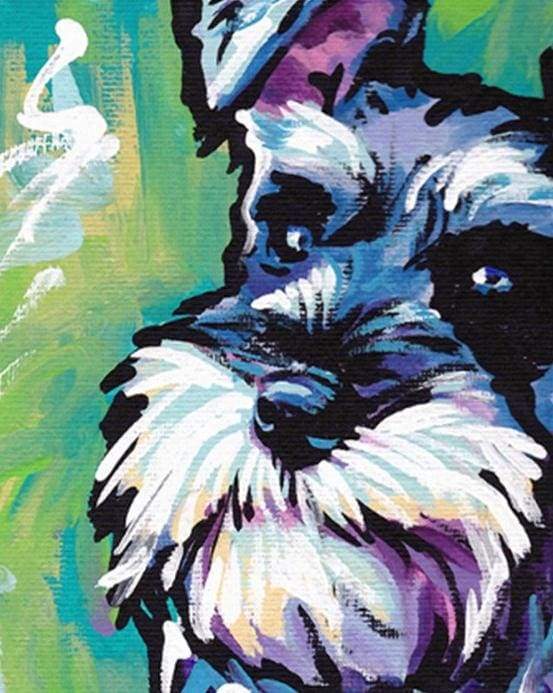 Looking at a dog – Præmie Mal Efter Tal Kit - Denmark