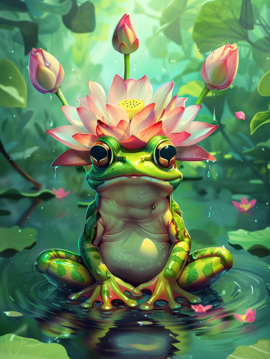 Lotus Guardian – Præmie Mal Efter Tal Kit - Denmark
