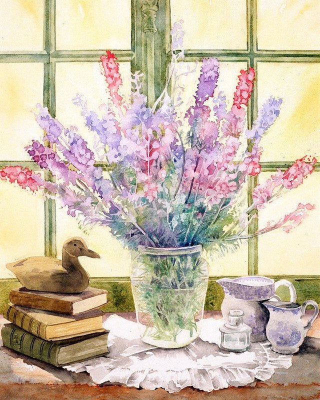 Lupine Bouquet – Præmie Mal Efter Tal Kit - Denmark