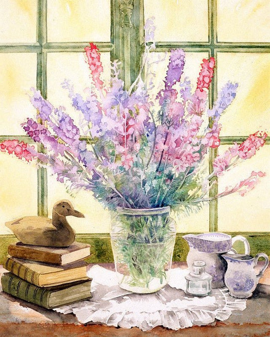 Lupine Bouquet – Præmie Mal Efter Tal Kit - Denmark