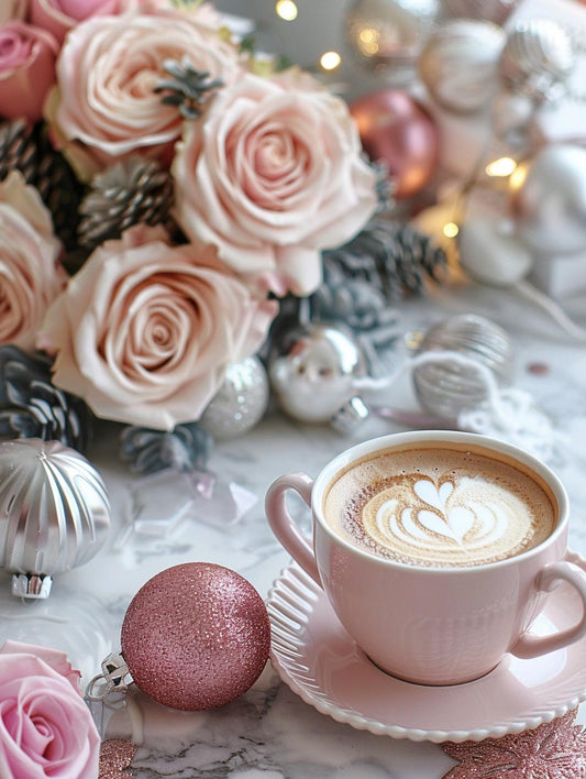 Luxe Coffee og Roses – Elegant Mal på Tal Kit - Denmark
