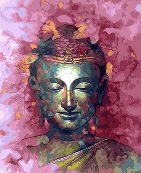 Malet Buddha – Præmie Mal Efter Tal Kit - Denmark