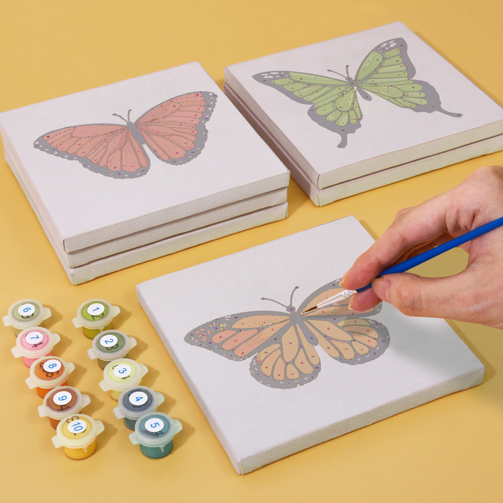 Mini Butterfly – Præmie Mal Efter Tal Kit - Denmark