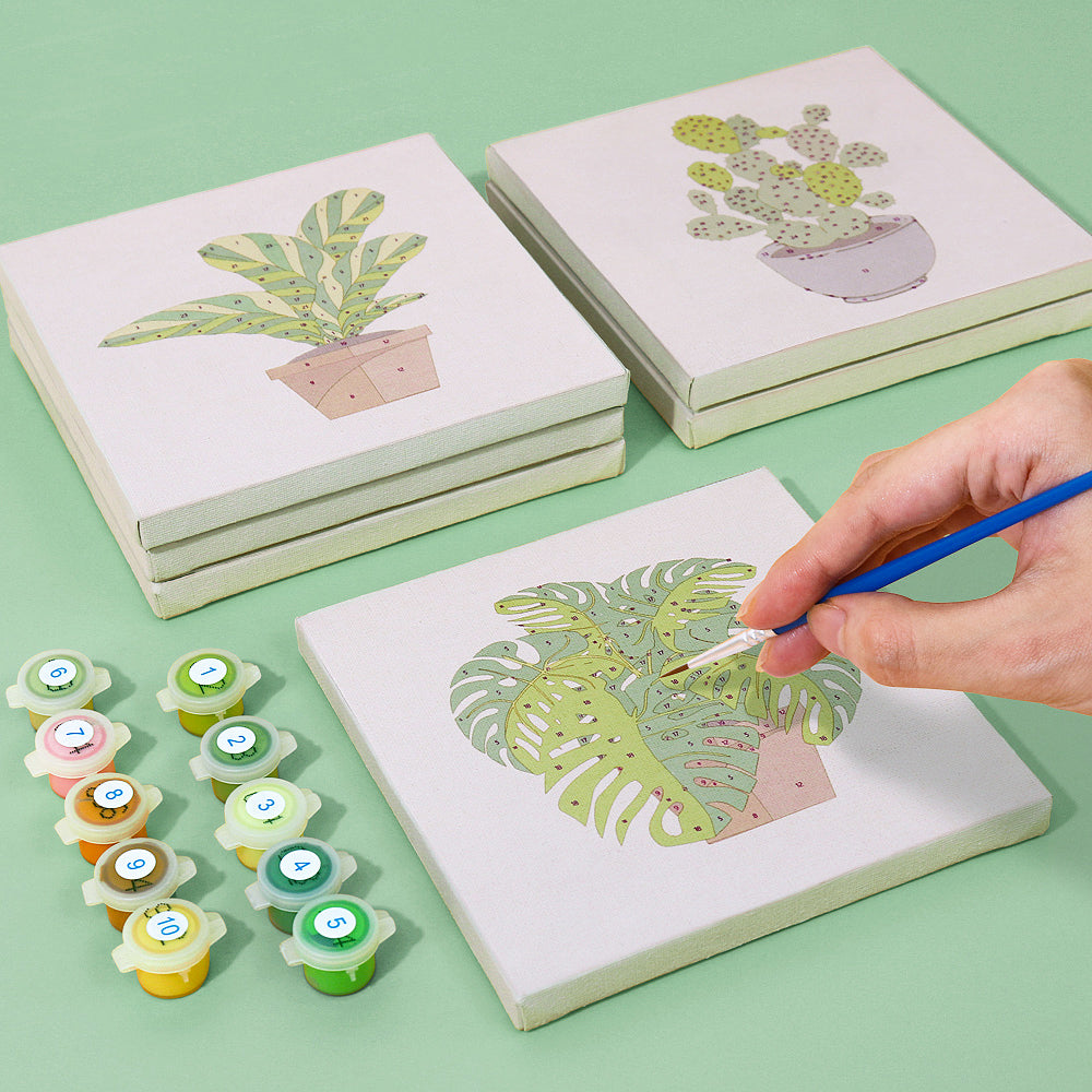 Mini Planter – Præmie Mal Efter Tal Kit - Denmark
