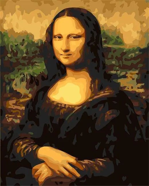 Mona Lisa – Præmie Mal Efter Tal Kit - Denmark