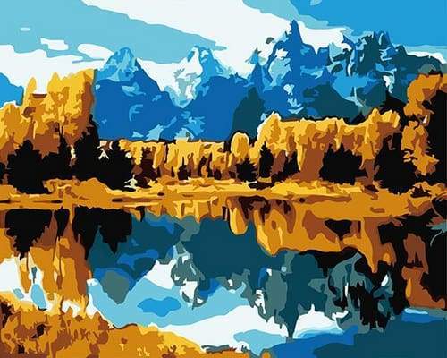 Mountain View – Præmie Mal Efter Tal Kit - Denmark