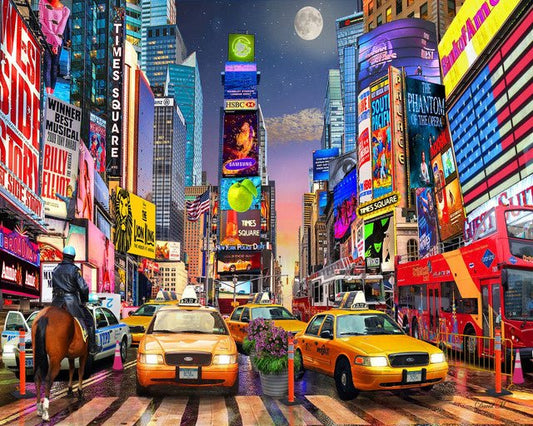 Night In Timesquare – Præmie Mal Efter Tal Kit - Denmark