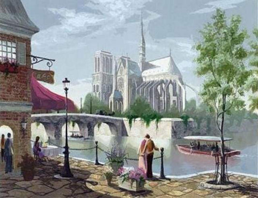 Notre Dame i Dagslys – Præmie Mal Efter Tal Kit - Denmark