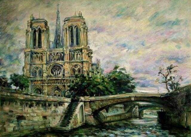 Notre Dame Vintage – Præmie Mal Efter Tal Kit - Denmark