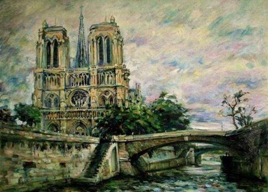 Notre Dame Vintage – Præmie Mal Efter Tal Kit - Denmark