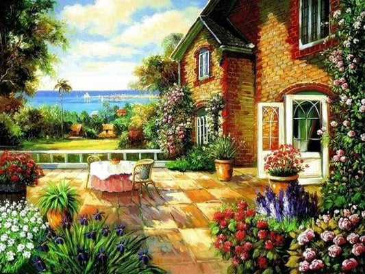 On The Terrace – Præmie Mal Efter Tal Kit - Denmark