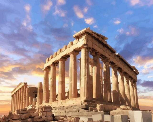 Parthenon – Præmie Mal Efter Tal Kit - Denmark