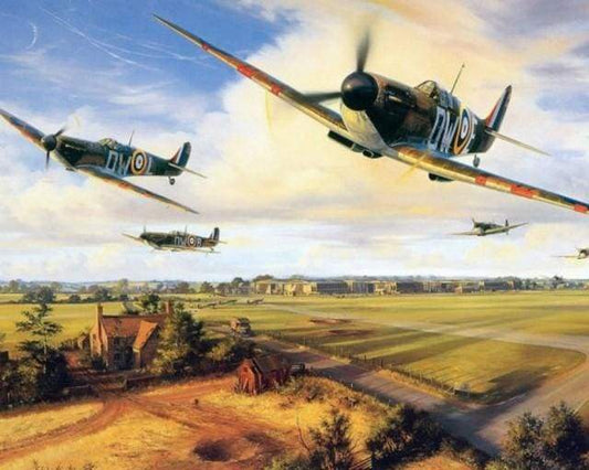 Plane Fights – Præmie Mal Efter Tal Kit - Denmark