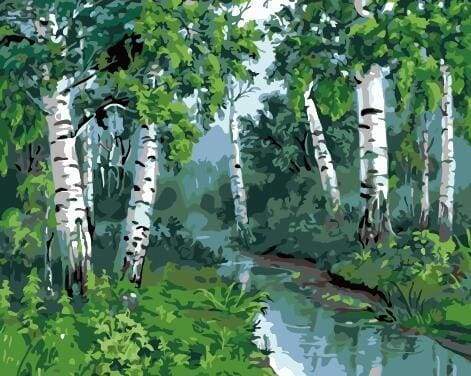 Poplars – Præmie Mal Efter Tal Kit - Denmark