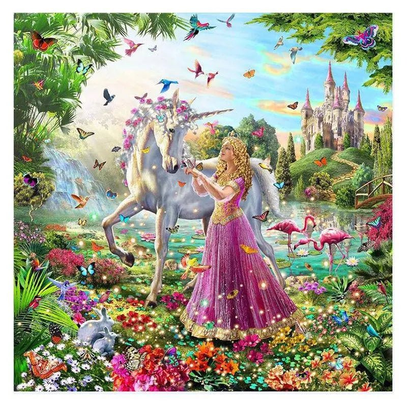 Princess Unicorn – Præmie Mal Efter Tal Kit - Denmark