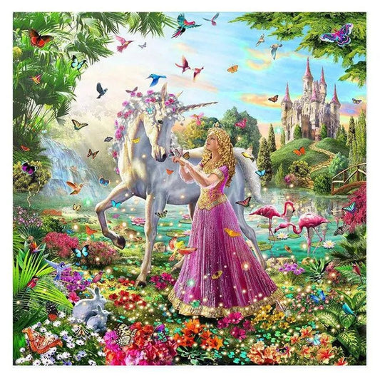 Princess Unicorn – Præmie Mal Efter Tal Kit - Denmark