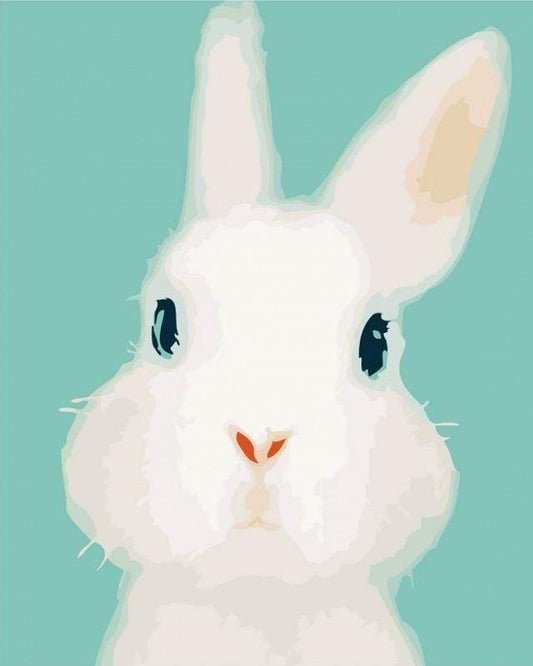 Quiet Rabbit – Præmie Mal Efter Tal Kit - Denmark