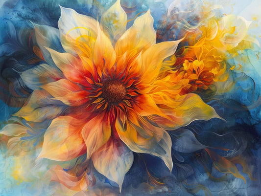 Radiance In Bloom – Præmie Mal Efter Tal Kit - Denmark