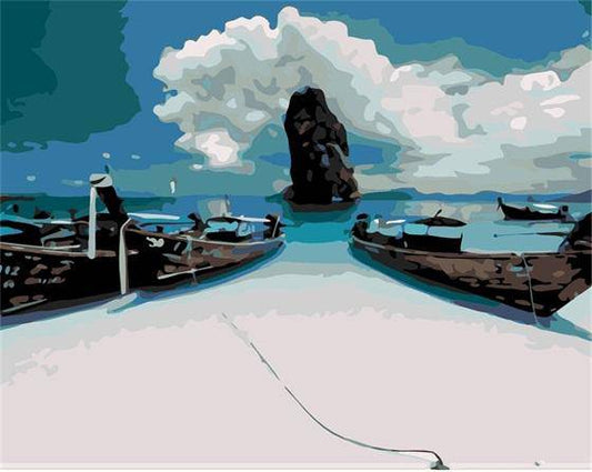 Ready to Sail In The Sea – Præmie Mal Efter Tal Kit - Denmark