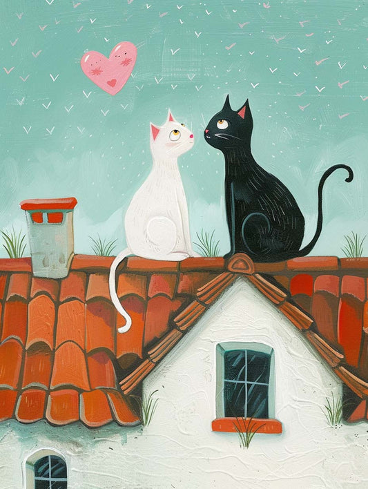 Rooftop Romance – Præmie Mal Efter Tal Kit - Denmark