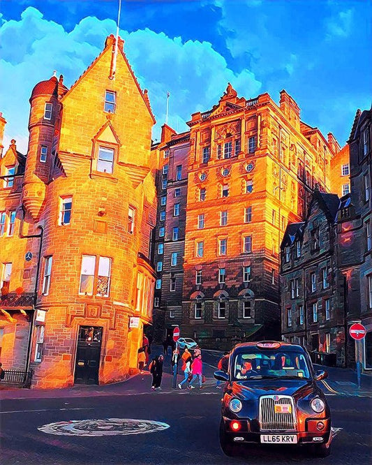 Rue Edinburgh – Præmie Mal Efter Tal Kit - Denmark