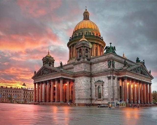 Saint Isaac’s Cathedral – Præmie Mal Efter Tal Kit - Denmark