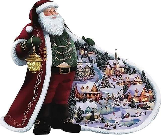 Santa Jakke – Præmie Mal Efter Tal Kit - Denmark