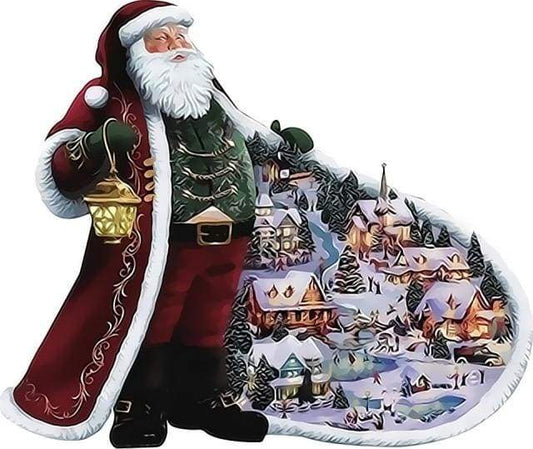 Santa Jakke – Præmie Mal Efter Tal Kit - Denmark