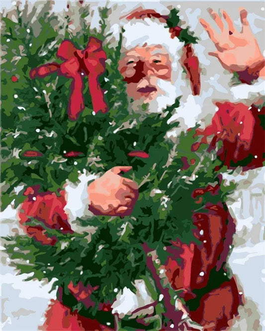 Santa’s Hi – Præmie Mal Efter Tal Kit - Denmark