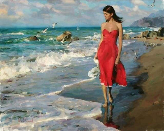 Seaside og Pretty Woman – Præmie Mal Efter Tal Kit - Denmark