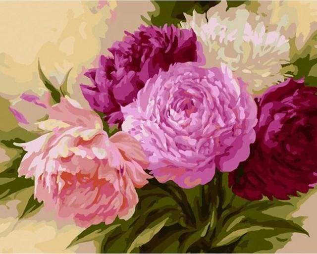 Shades Of Rose – Præmie Mal Efter Tal Kit - Denmark