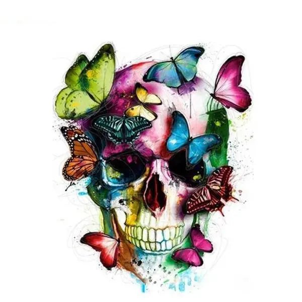 Skull – Præmie Mal Efter Tal Kit - Denmark