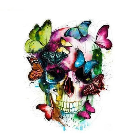 Skull – Præmie Mal Efter Tal Kit - Denmark