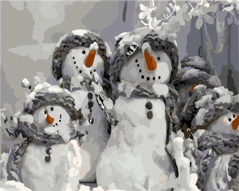 Snowman’s Squad – Præmie Mal Efter Tal Kit - Denmark