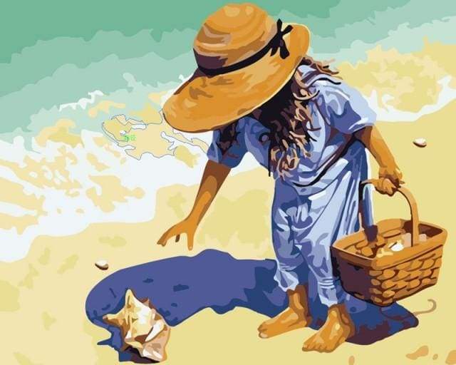 Sommer ved Stranden – Præmie Mal Efter Tal Kit - Denmark