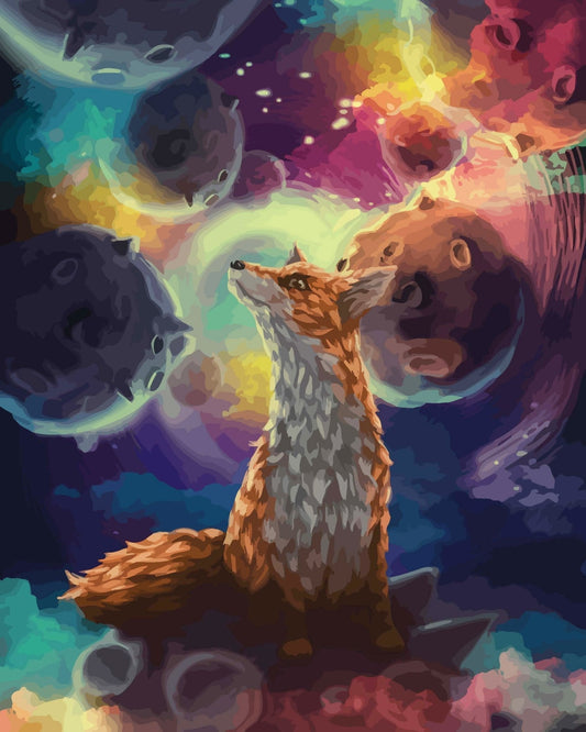 Spiritual Fox – Præmie Mal Efter Tal Kit - Denmark