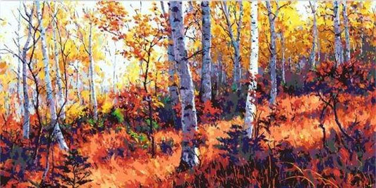 Spring Forest – Præmie Mal Efter Tal Kit - Denmark
