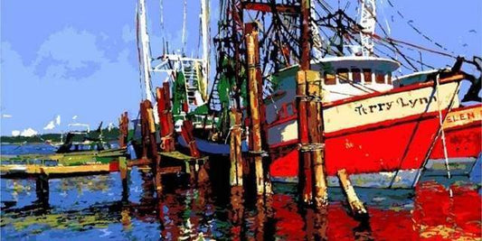 Steamboat – Præmie Mal Efter Tal Kit - Denmark