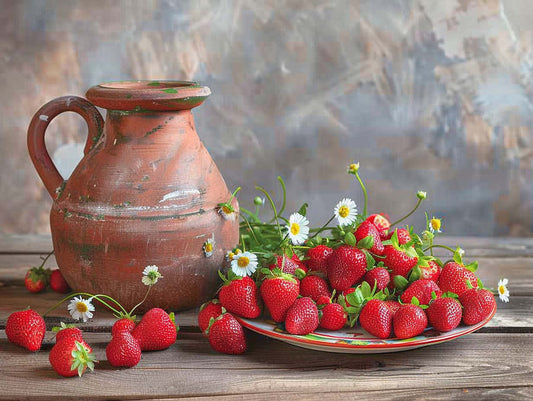 Strawberry Delight – Maling efter Tal Sæt - Denmark
