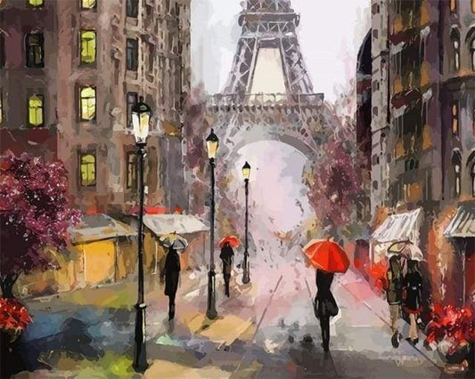 Streets Of Paris – Præmie Mal Efter Tal Kit - Denmark