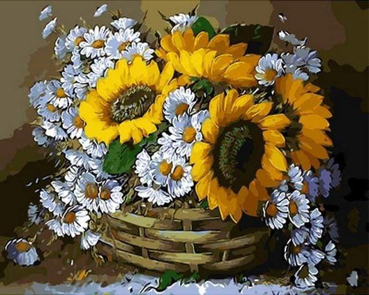 Summer Flowers – Præmie Mal Efter Tal Kit - Denmark