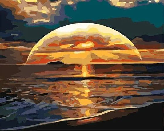 Sun Is Going Down – Præmie Mal Efter Tal Kit - Denmark
