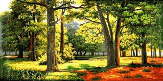 Sunny Forest – Præmie Mal Efter Tal Kit - Denmark