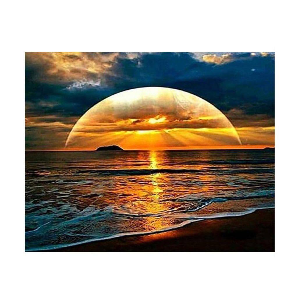 Sunset Beach – Præmie Mal Efter Tal Kit - Denmark