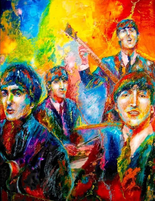 The Beatles – Præmie Mal Efter Tal Kit - Denmark