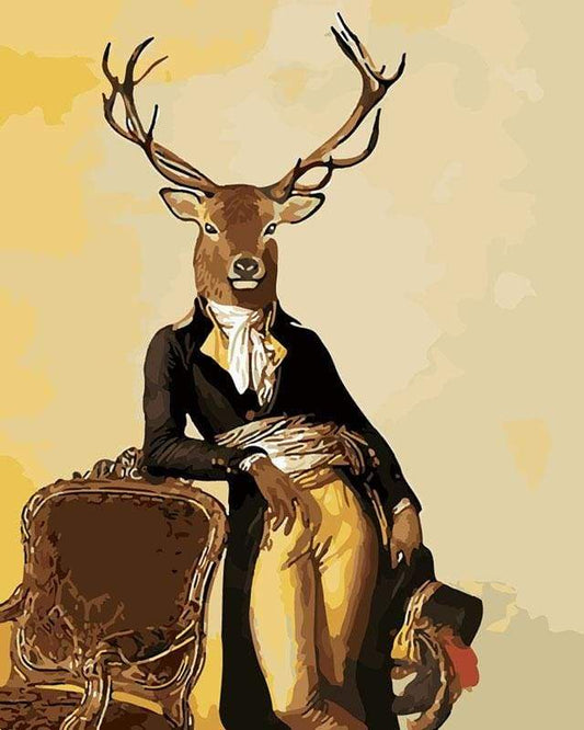 The Deer Dandy – Præmie Mal Efter Tal Kit - Denmark